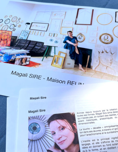 Magali Sire à l'Art Déboite 2021 à Béziers