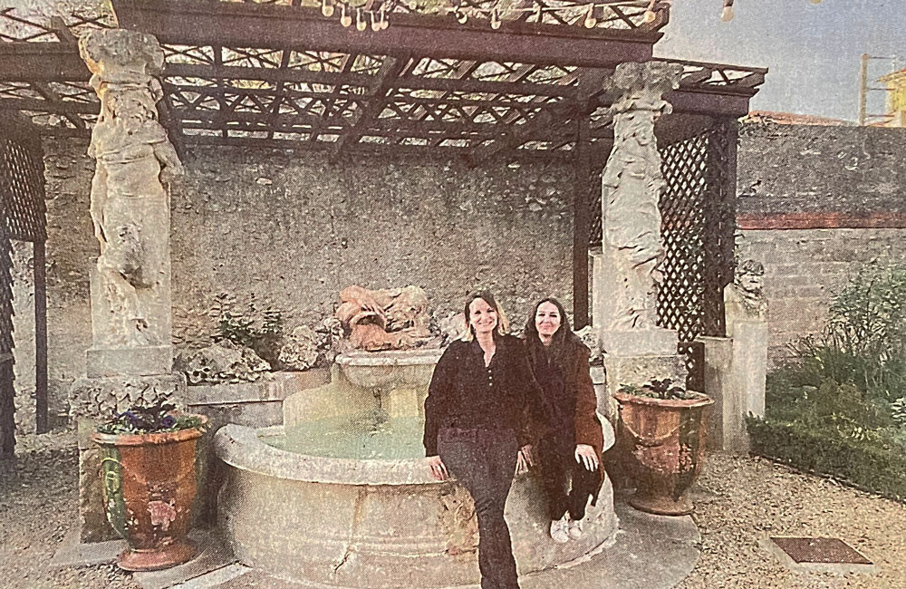 Corinne Tichadou et Magali Sire à la Villa Antonine