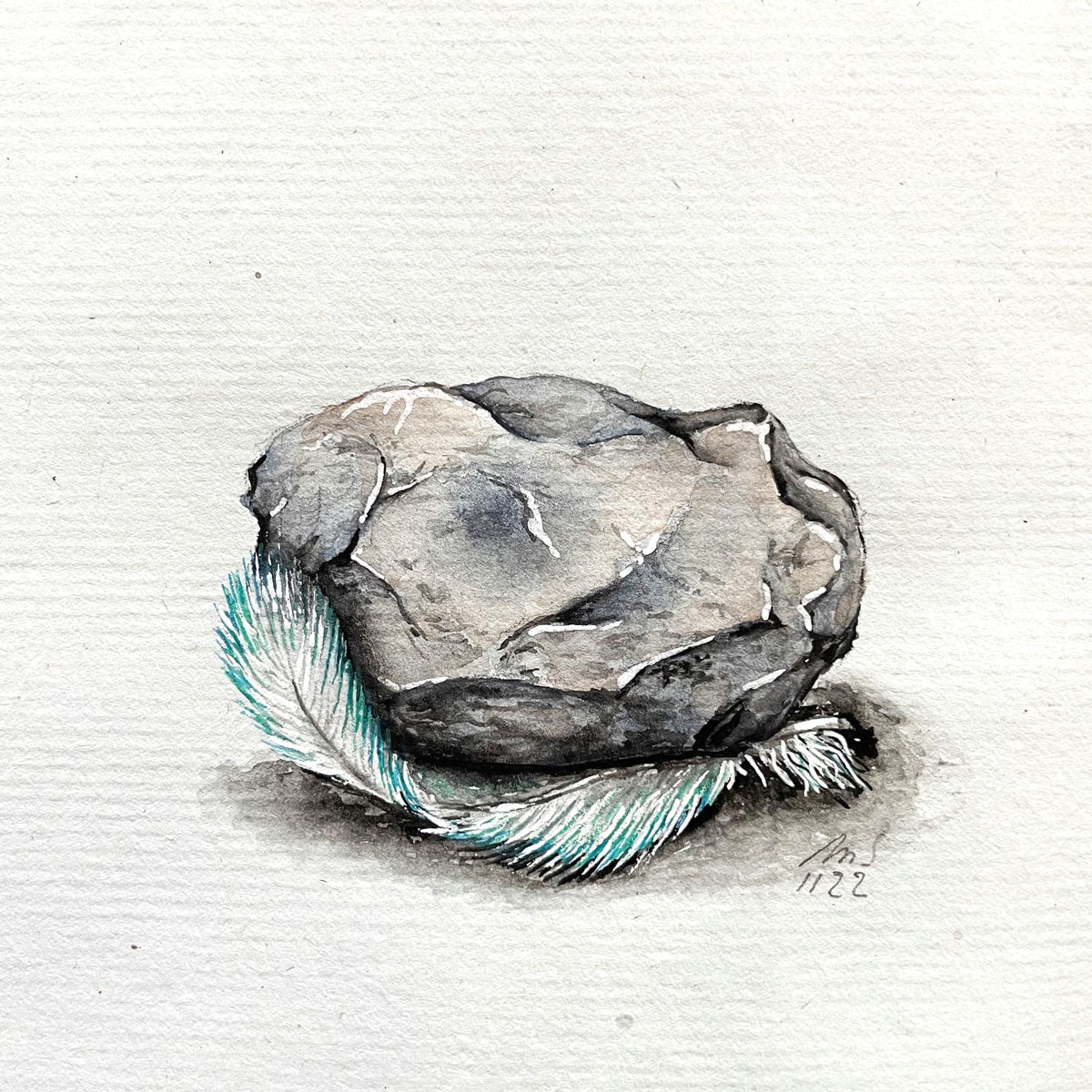 Le Caillou, III | 2022<br/> 9 x 9 cm
