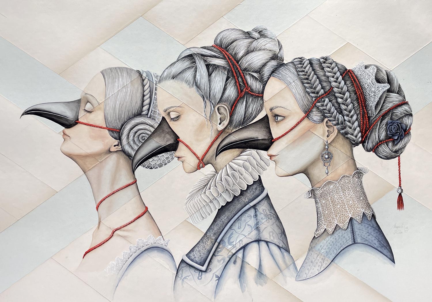 Les Parques | 2025 | 70 x 100cm