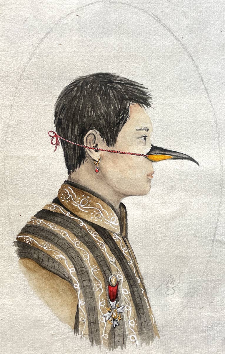 Le Manchot Royal | 2025 | 12 x 9 cm